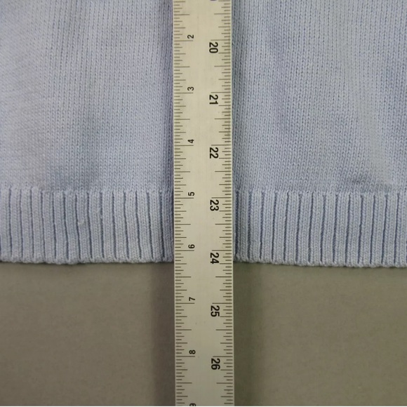 J.Jill * Light Blue Crew Neck Sweater * Size XL - Picture 9 of 10